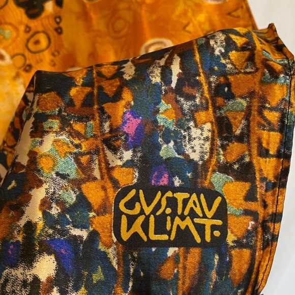 NWOT! Silk like Gustav Klimt Art Series Scarves and Shawls~Large Size: 71" x 21" - Picture 3 of 5